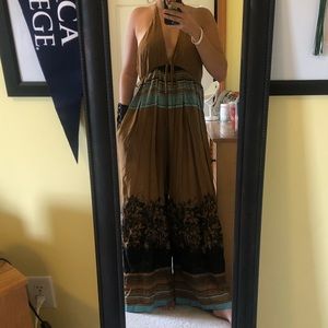 Free People Halter Top Jumpsuit